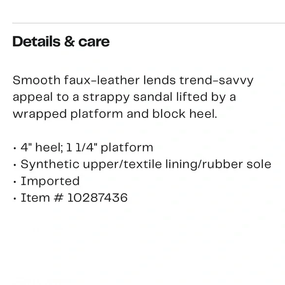 KORKS Dee Wedge Wrapped Platform Brown Faux Leather Straps Women’s Size 8 - Picture 14 of 14